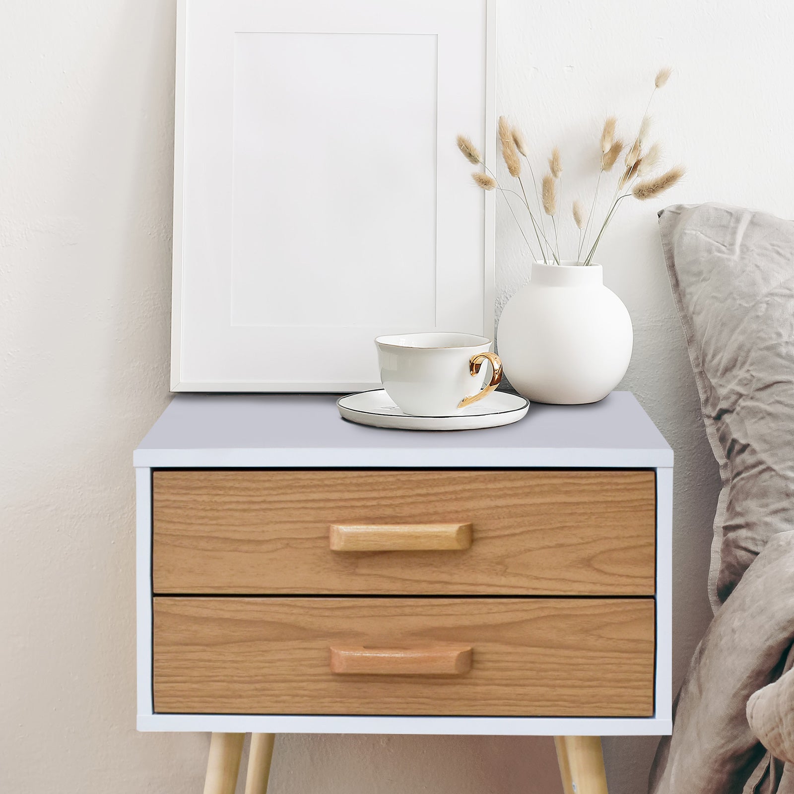 Milano Decor Bronte Bedside Table-1820268337498820609