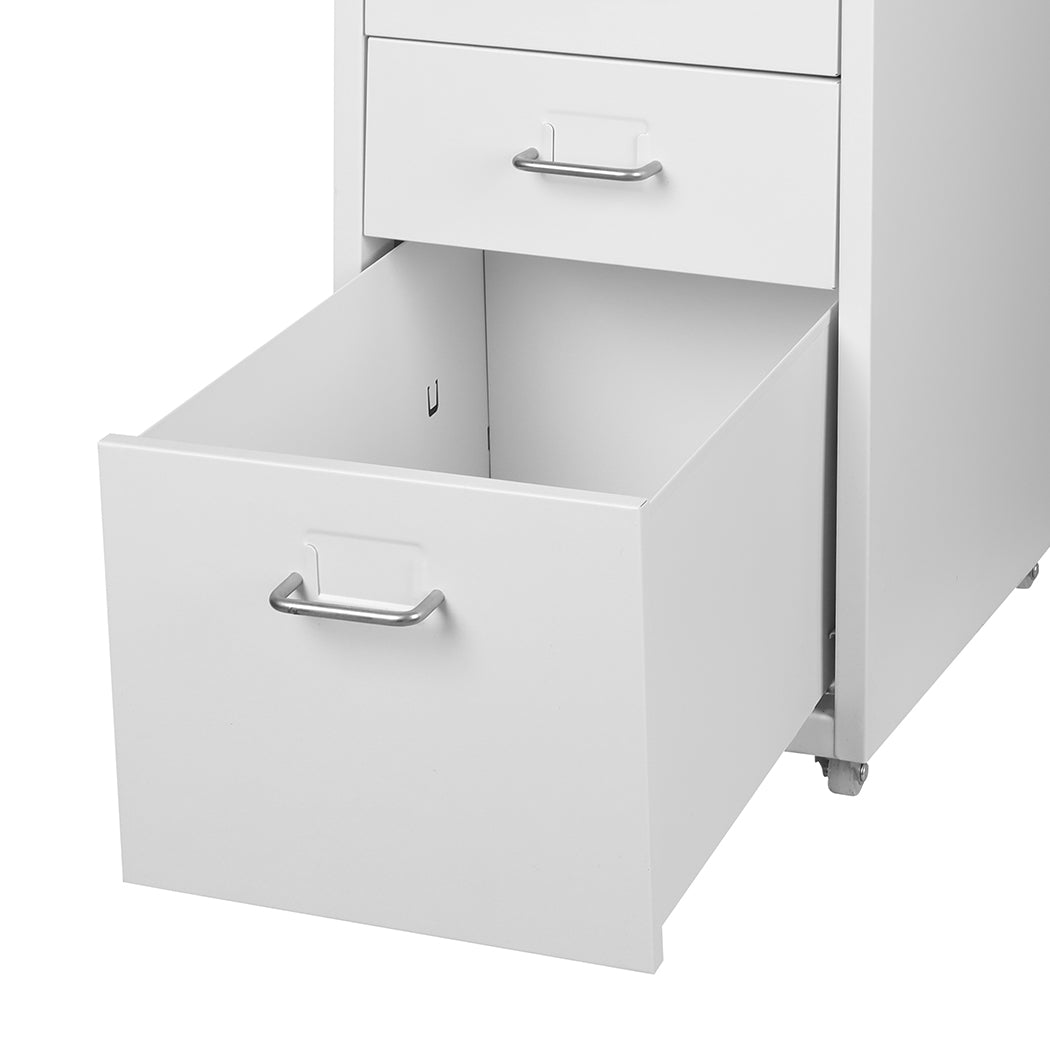 Levede 3 Drawer Office Cabinet - White