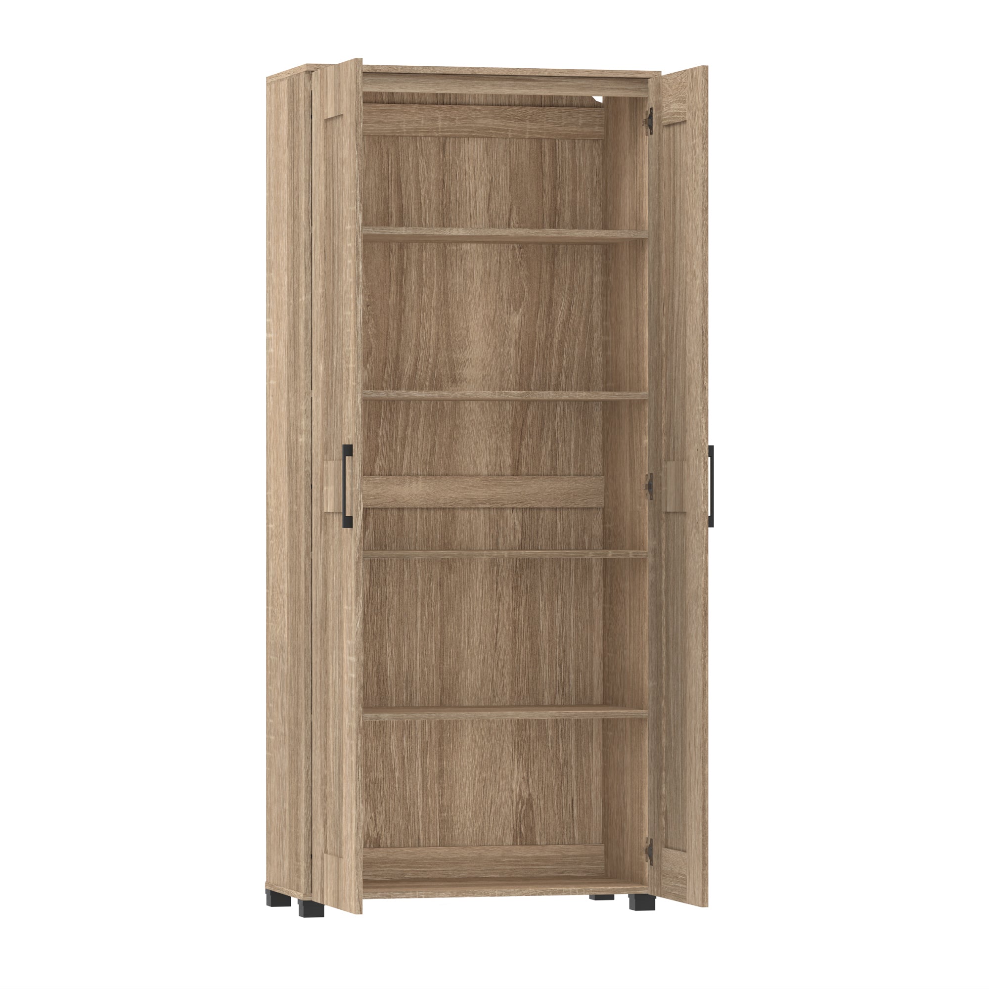 Montreal Cupboard 2 Door Tall - Light Sonoma Oak