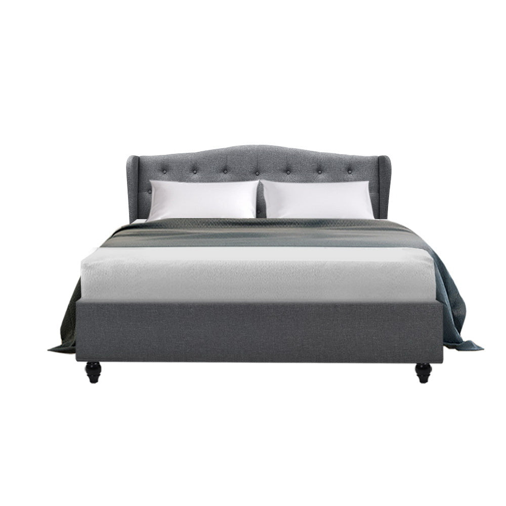 Artiss Bed Frame Grey PIER - Double