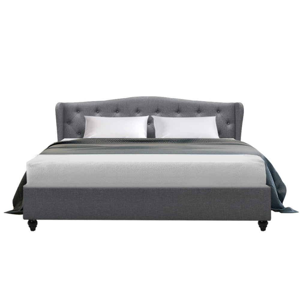 Artiss Bed Frame Grey PIER - King