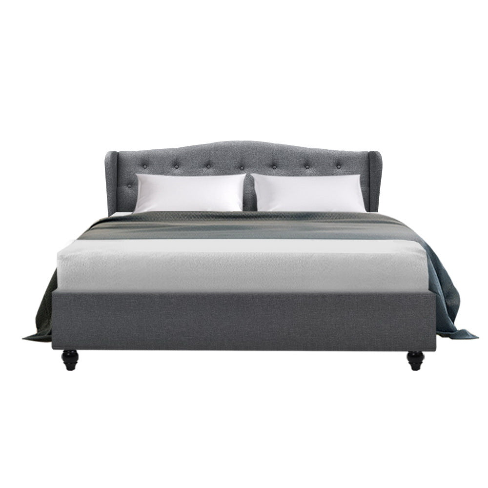 Artiss Bed Frame Grey PIER - Queen