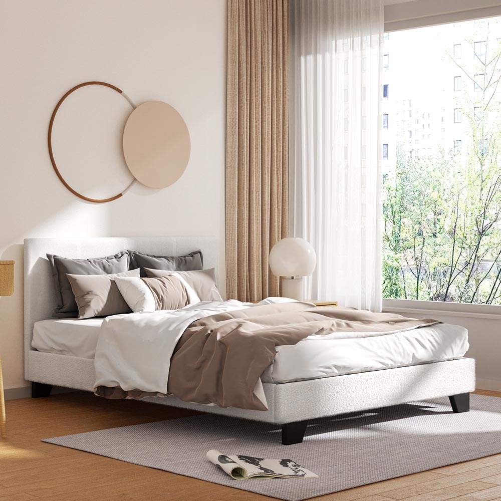 Artiss Bed Frame Boucle NEO - Double