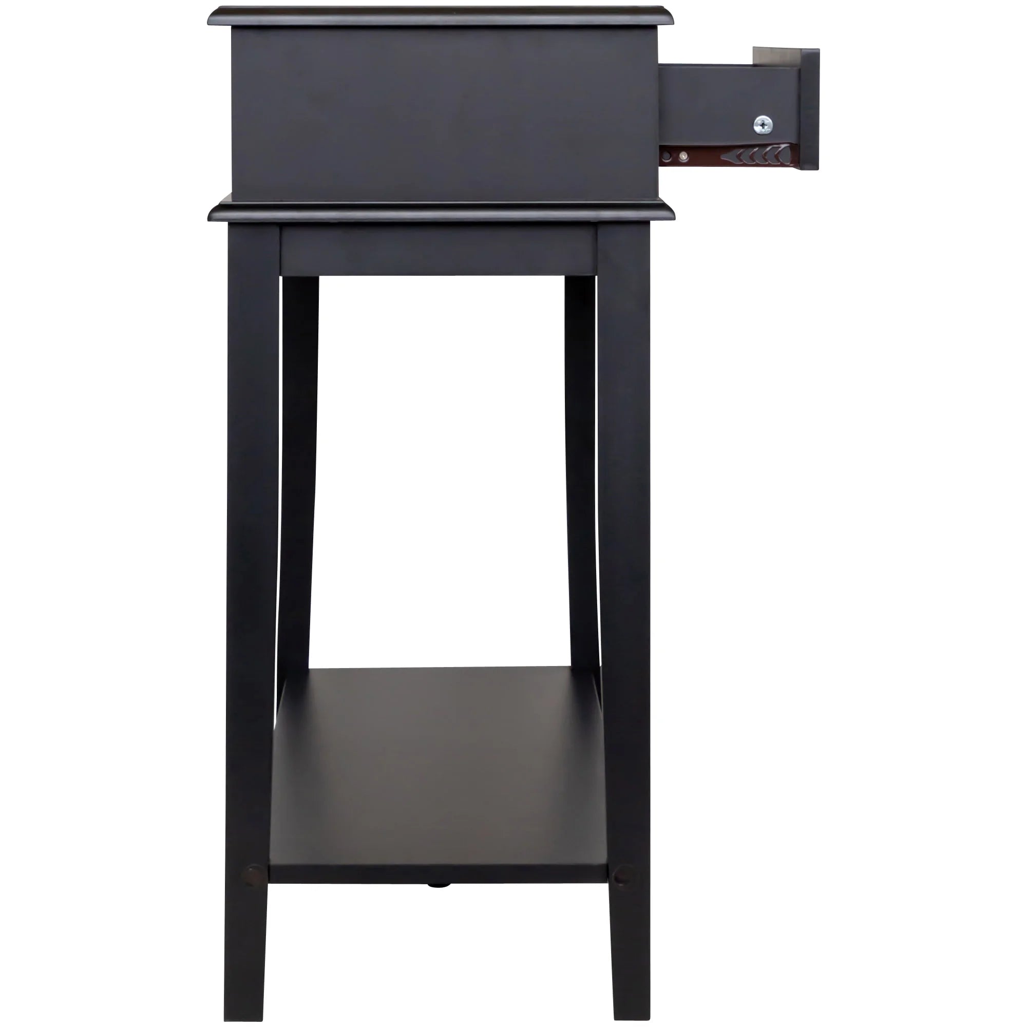 Chloe 2 Drawer Console Table - Black