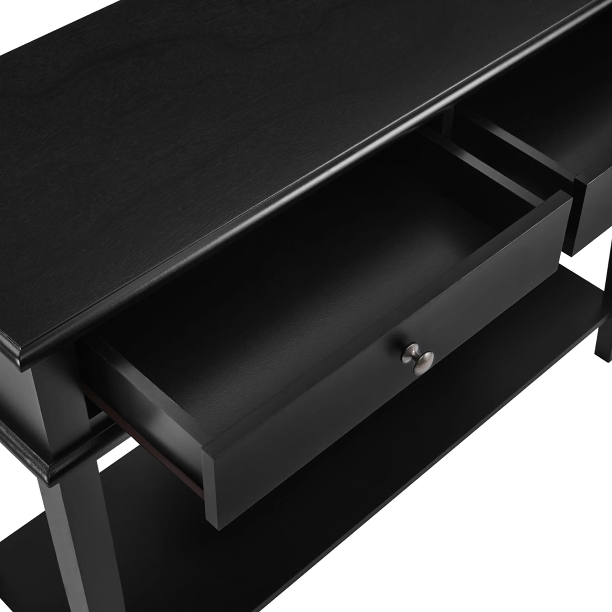 Chloe 2 Drawer Console Table - Black