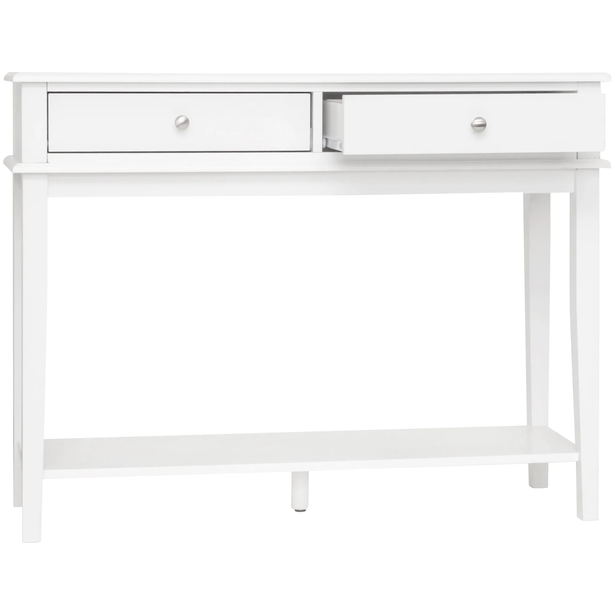 Chloe 2 Drawer Console Table - White