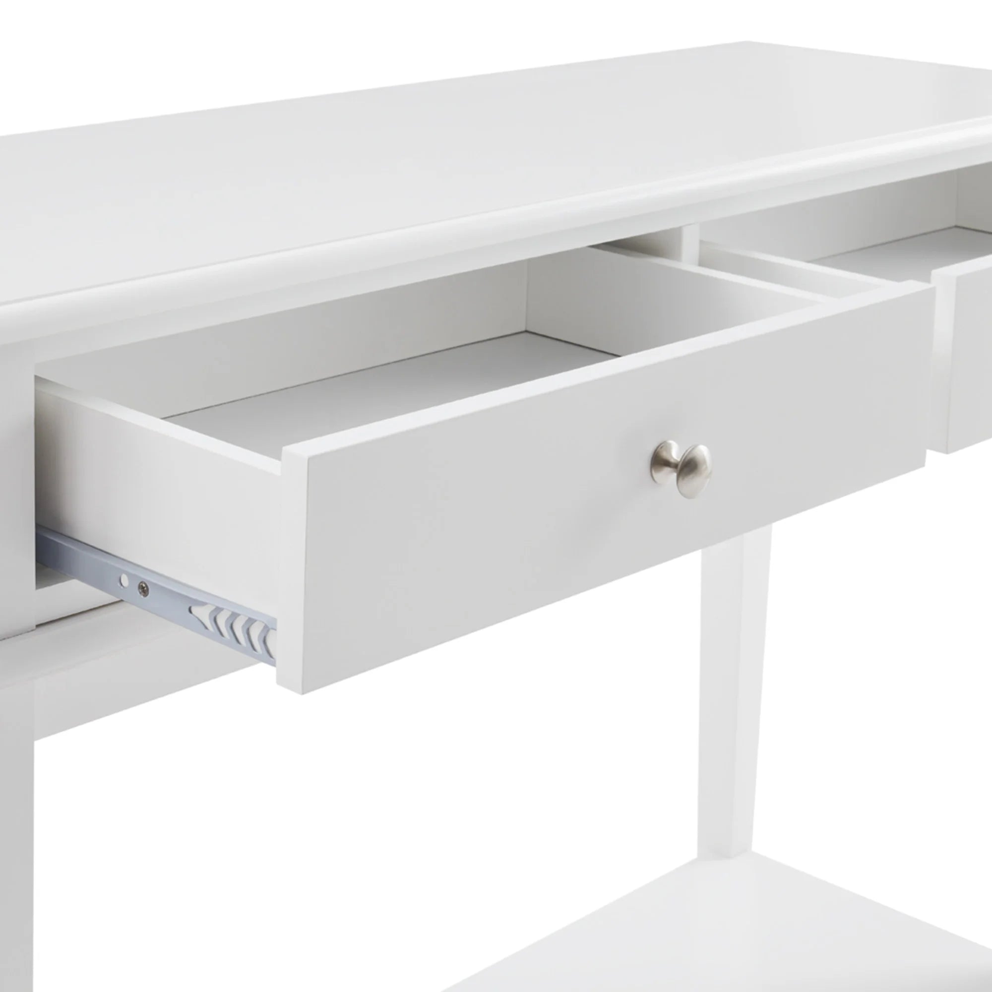 Chloe 2 Drawer Console Table - White