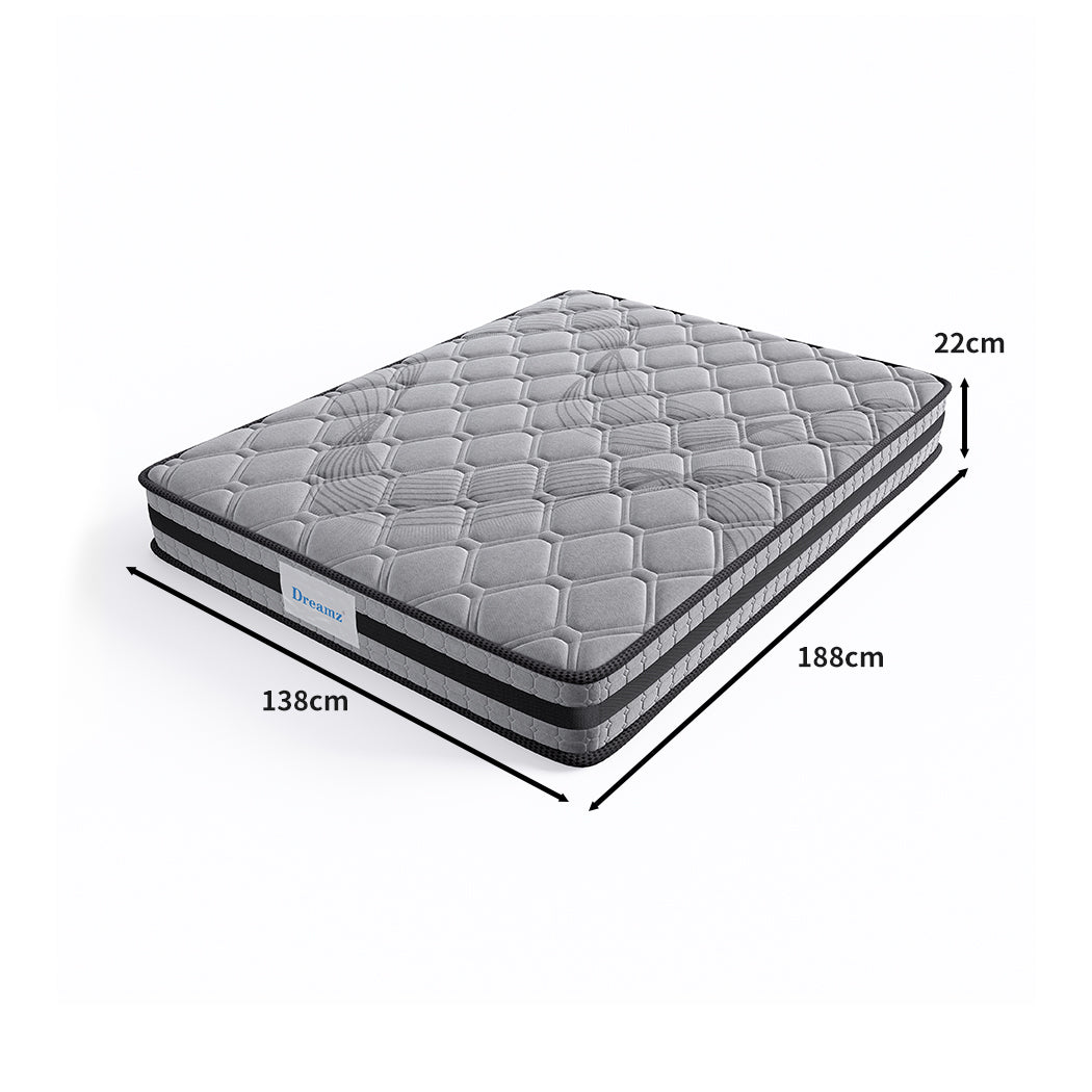 Dreamz Spring Mattress Bed Pocket Egg Double-1820268740277833730