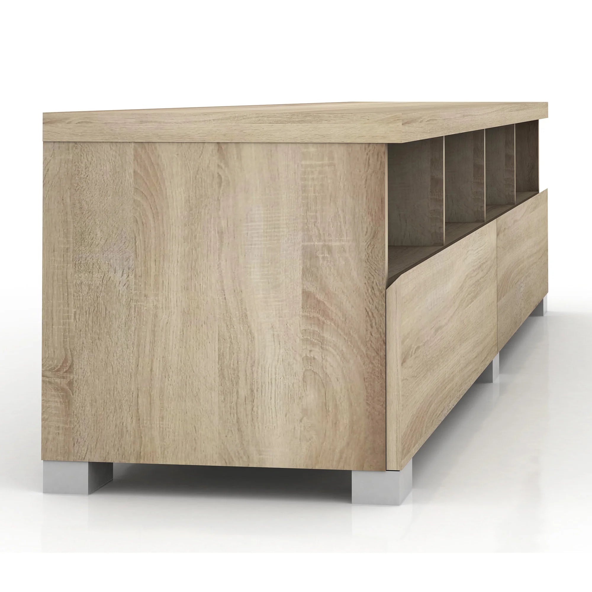 Elara 2 Drawer Entertainment Unit - Light Sonoma Oak