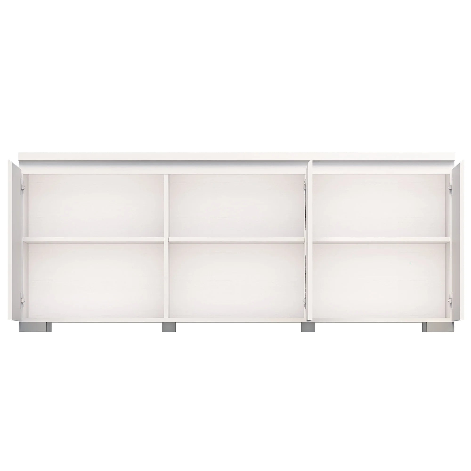 Elara 3 Door Buffet - White