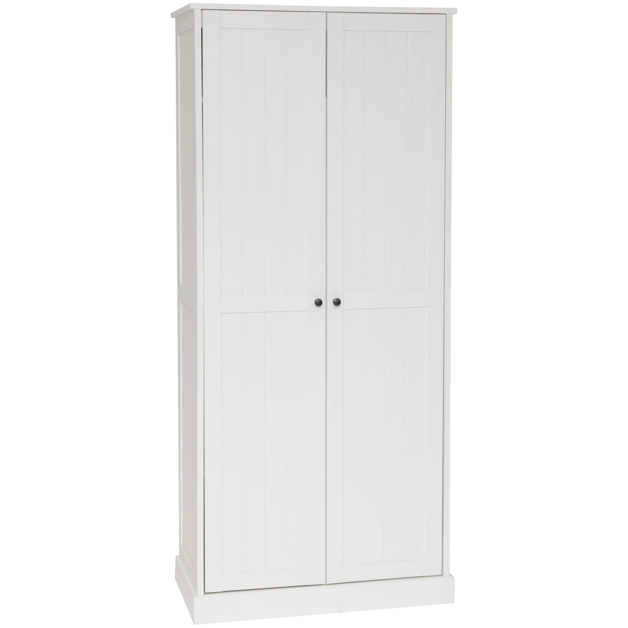 Hamptons 2 Door Broom Multipurpose Cupboard