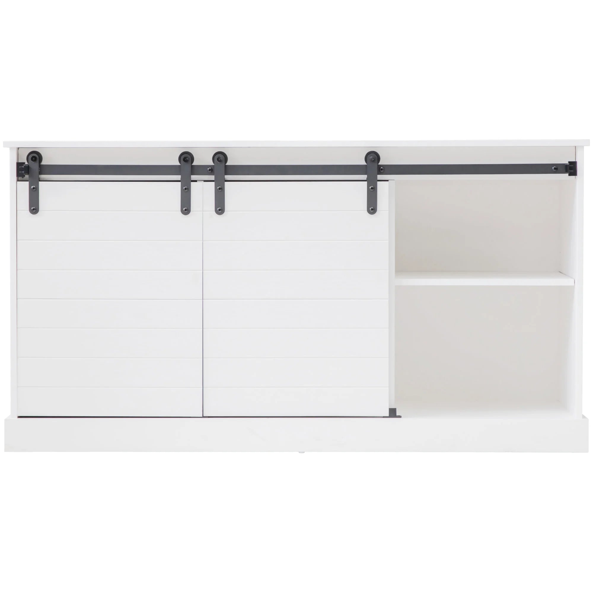 Hamptons 3 Shelf 2 Door Buffet - White