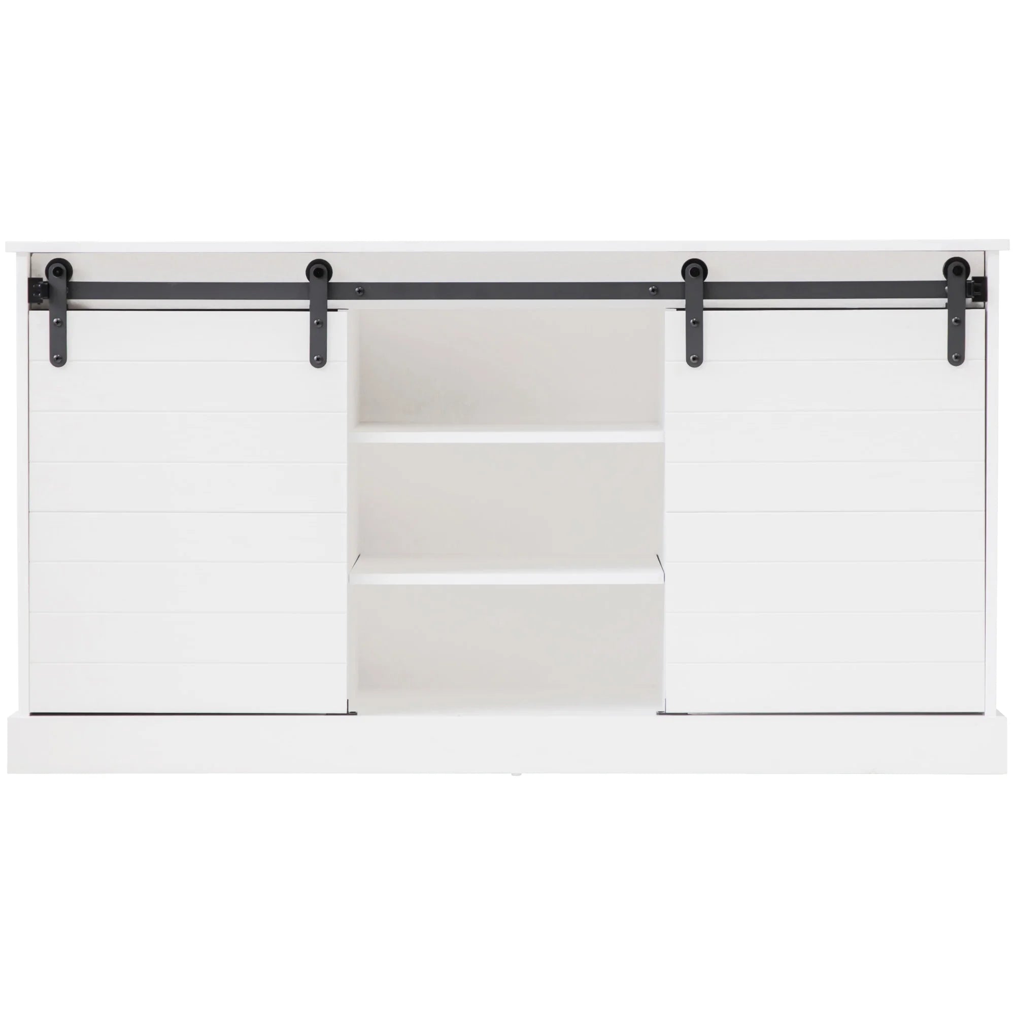 Hamptons 3 Shelf 2 Door Buffet - White