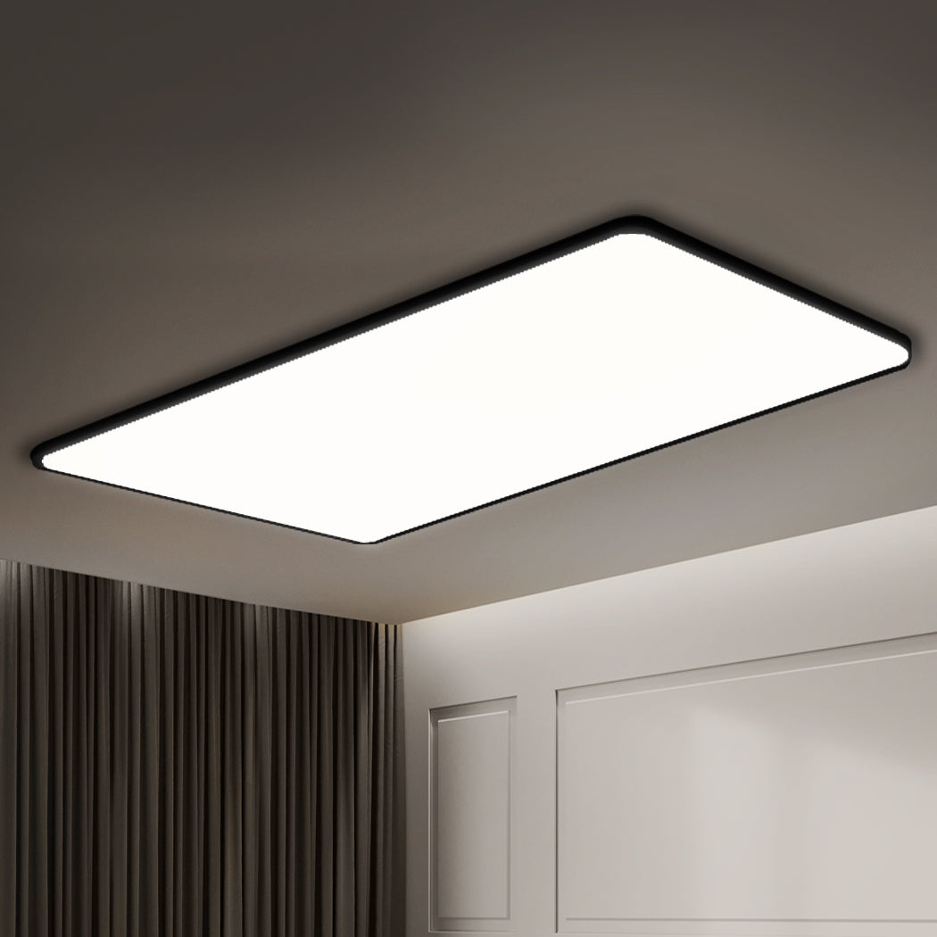 EMITTO 3-Colour Ultra-Thin 5CM LED Ceiling 192W Black