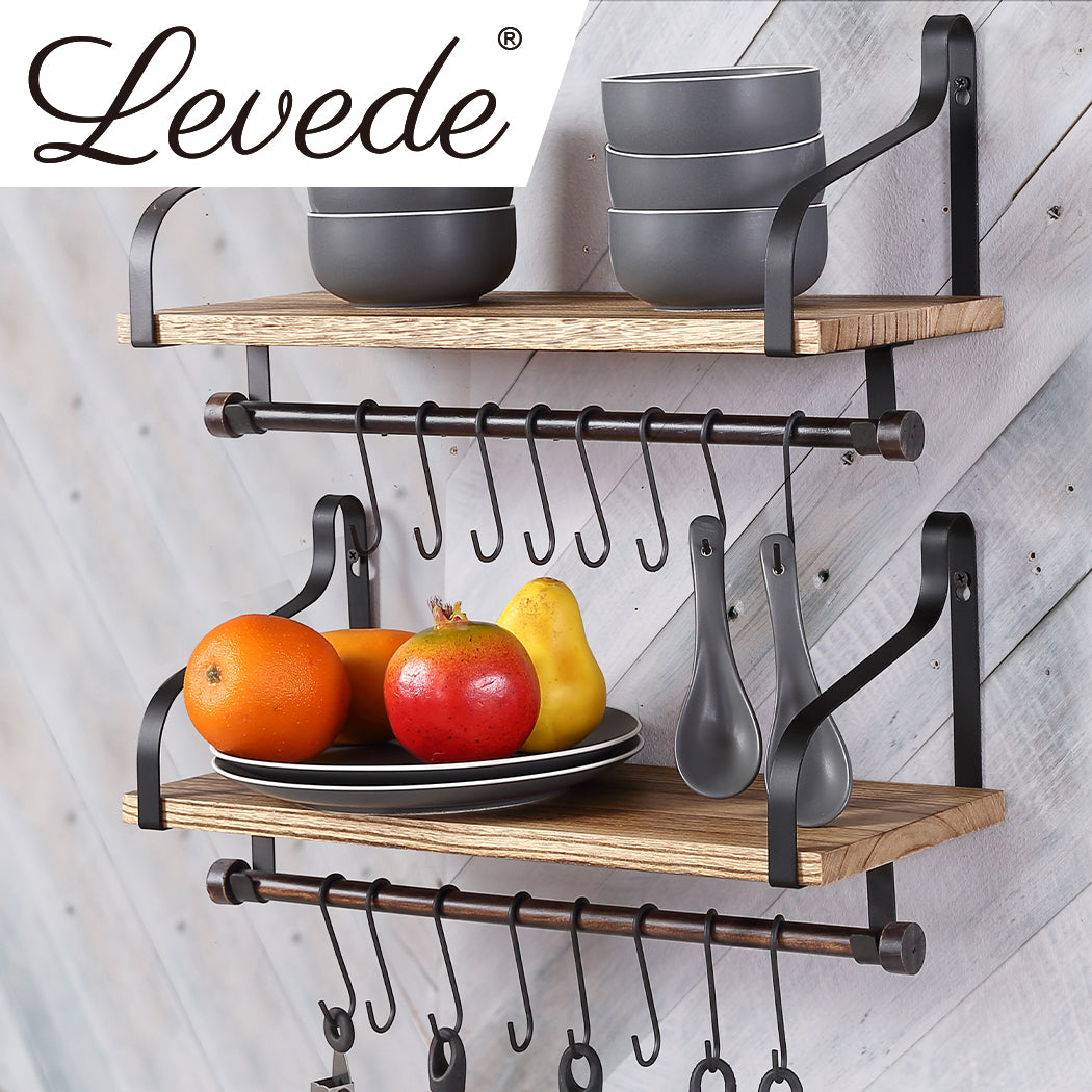 Levede Floating Shelf Brackets Wall