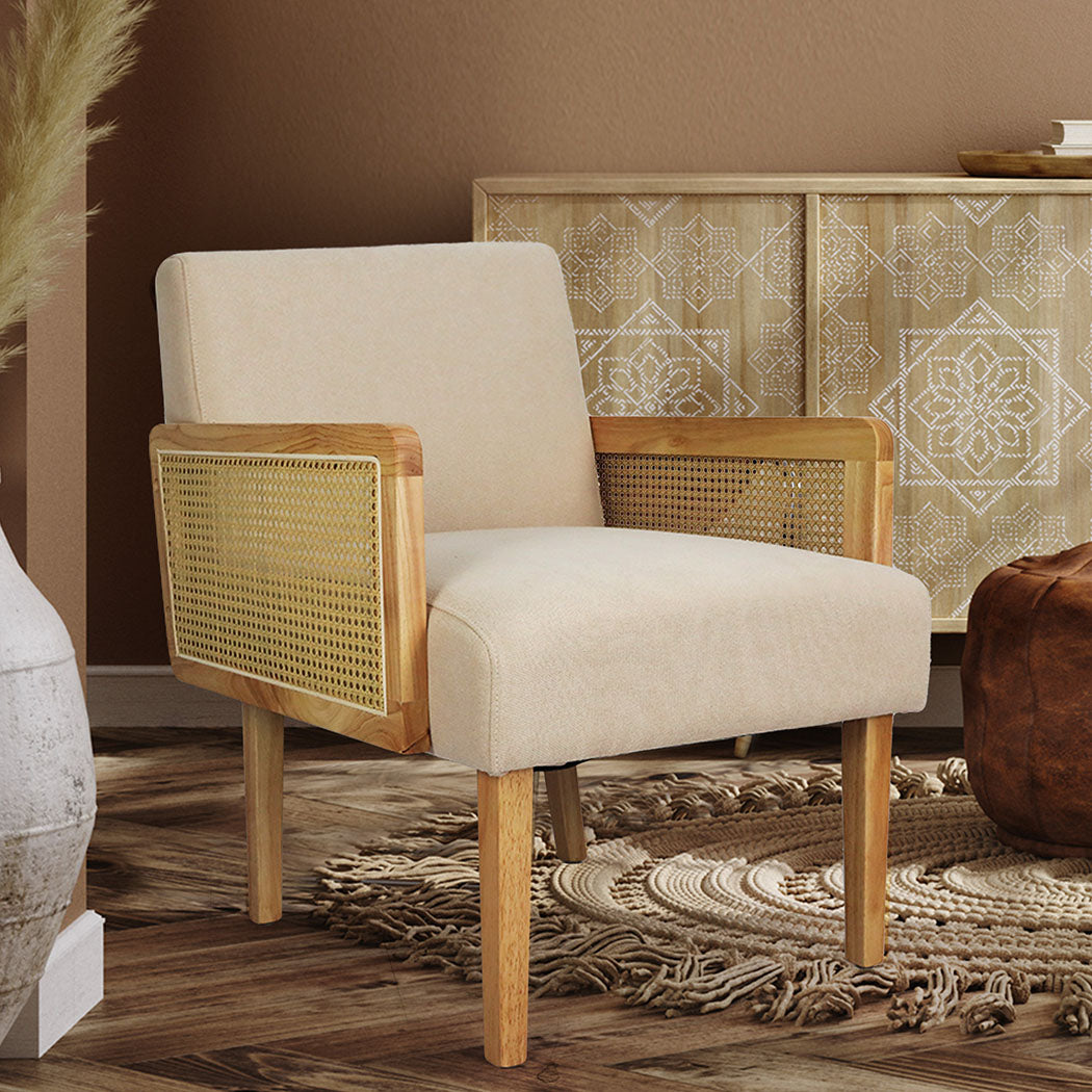 Levede Rattan Lounge Armchair