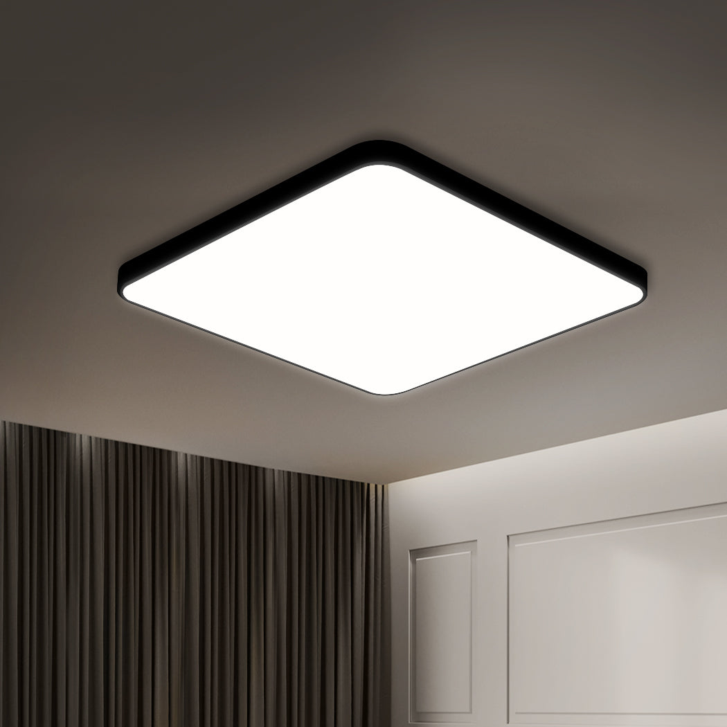 EMITTO 3-Colour Ultra-Thin 5CM LED Ceiling 72W Black