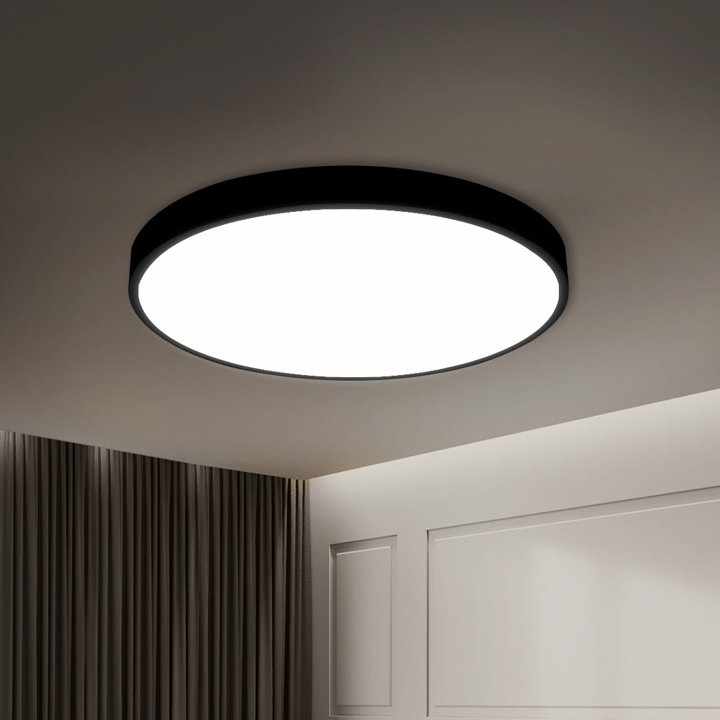 EMITTO 3-Colour Ultra-Thin 5CM LED Ceiling 72W Black