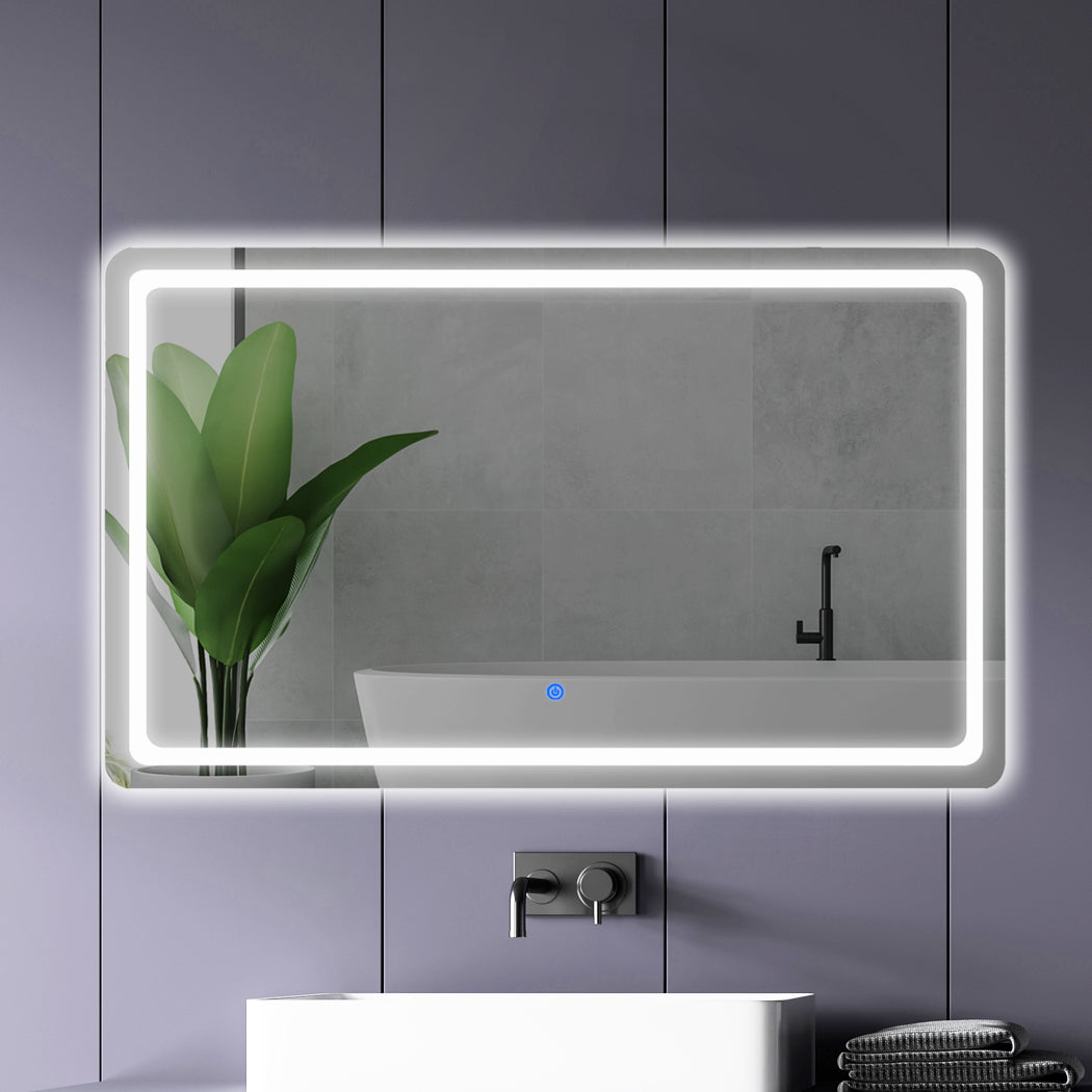 EMITTO LED Wall Mirror Anti-fog Bathroom 120x70cm 70x120