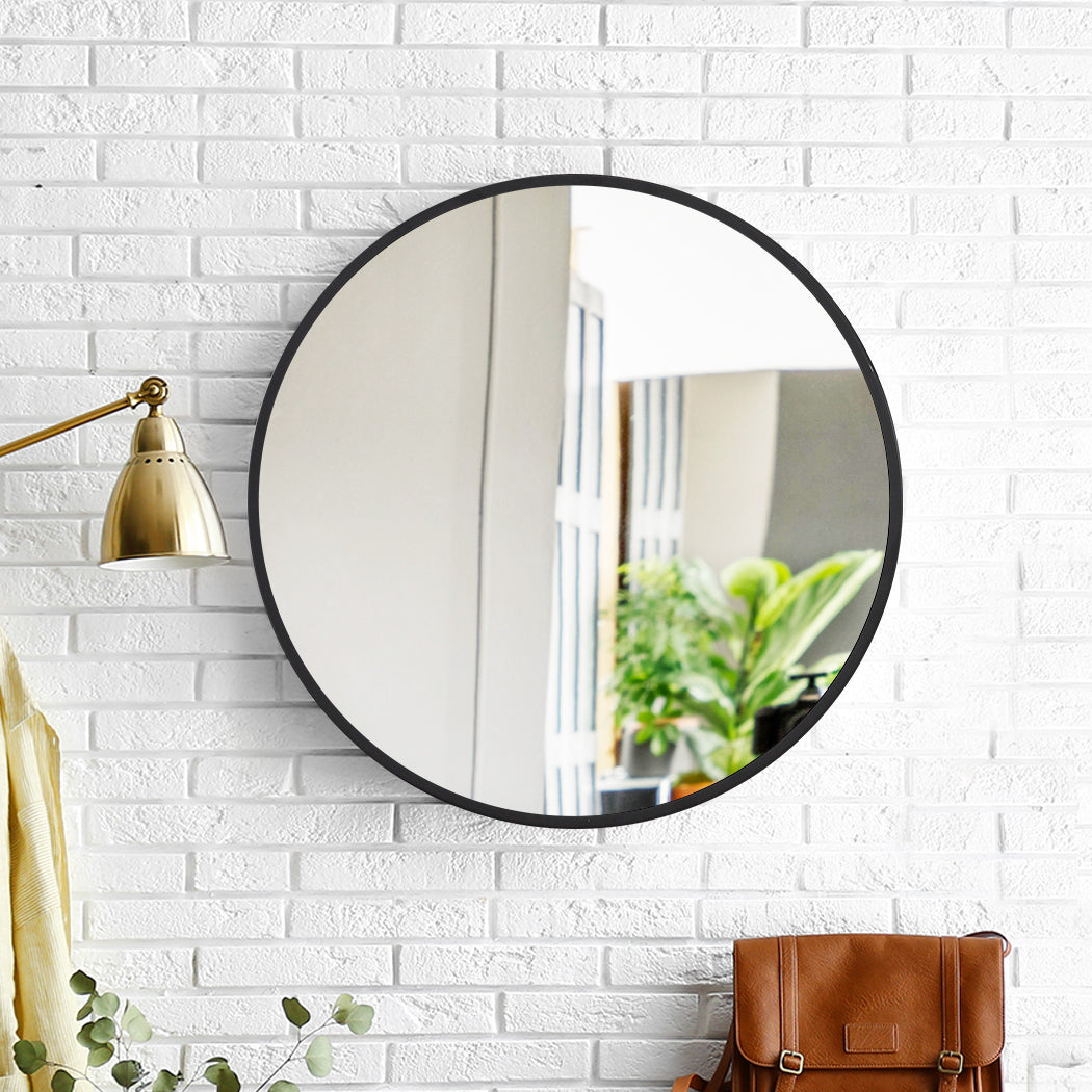 Wall Mirror Round Shaped Bathroom Makeup X-Large