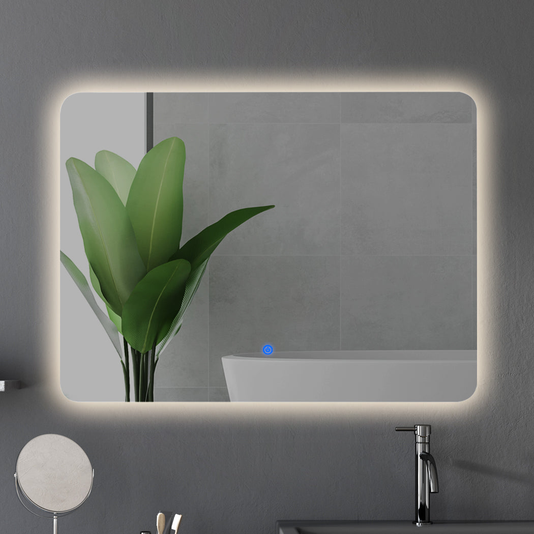 EMITTO LED Wall Mirror Anti-fog Bathroom 80x60cm 60x80