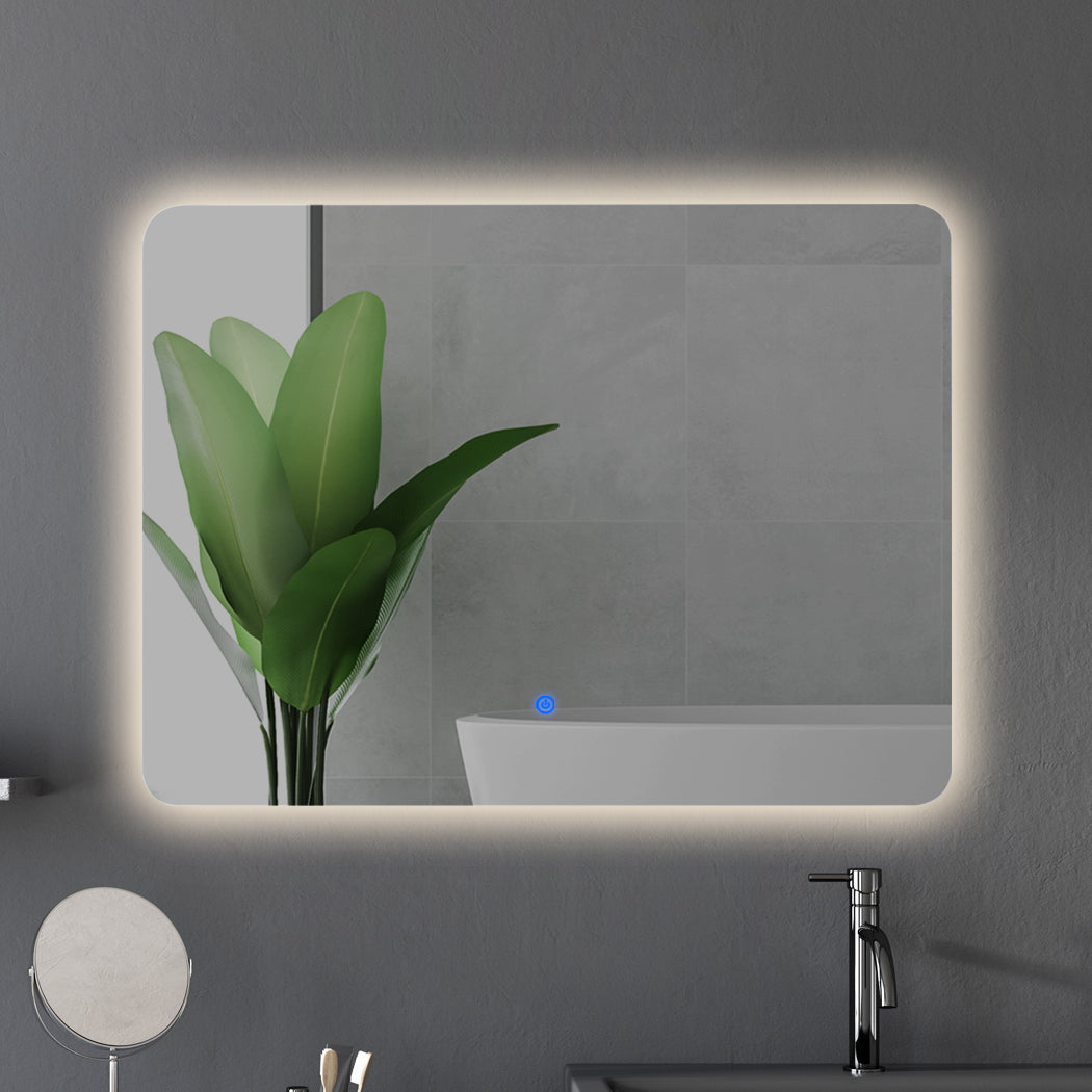 EMITTO LED Wall Mirror Anti-fog Bathroom 70x50cm 50x70