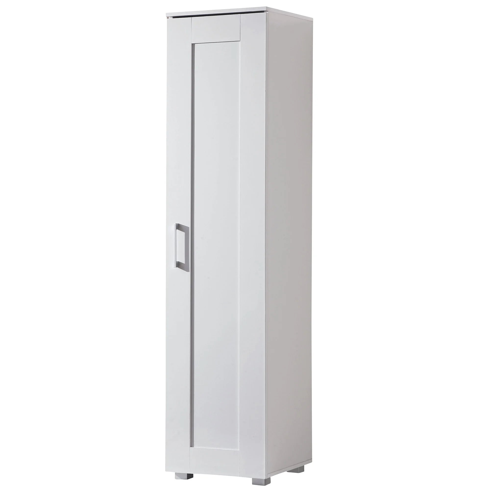 Montreal Cupboard Single Door Tall - White