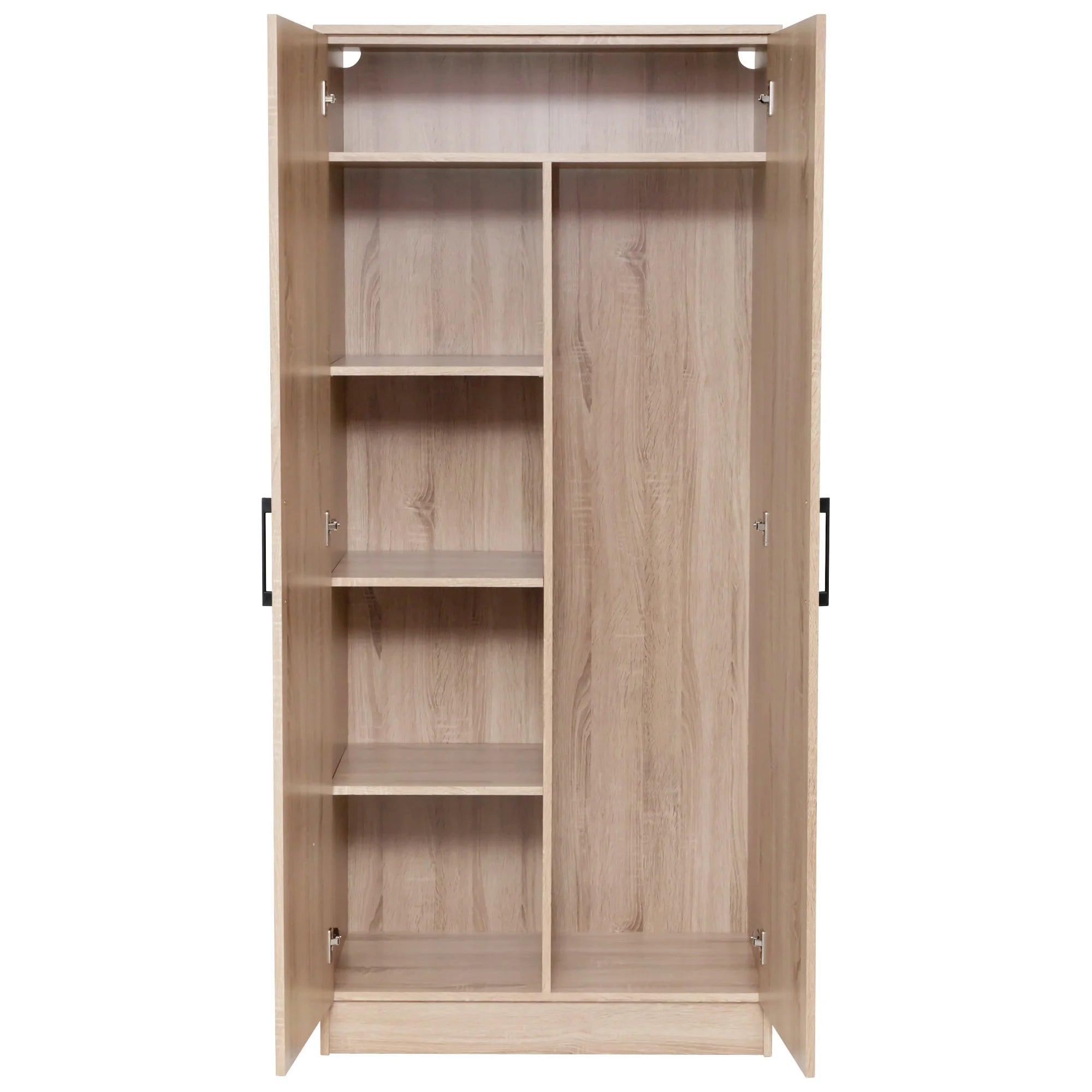 Multi-Purpose Broom Cupboard 2 Door - Light Sonoma Oak