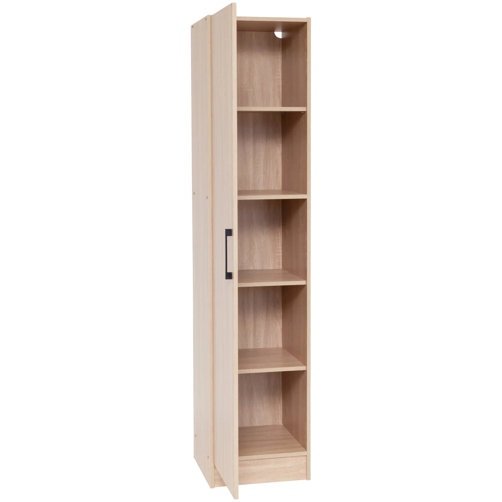 Multi-Purpose Cupboard Single Door - Light Sonoma Oak