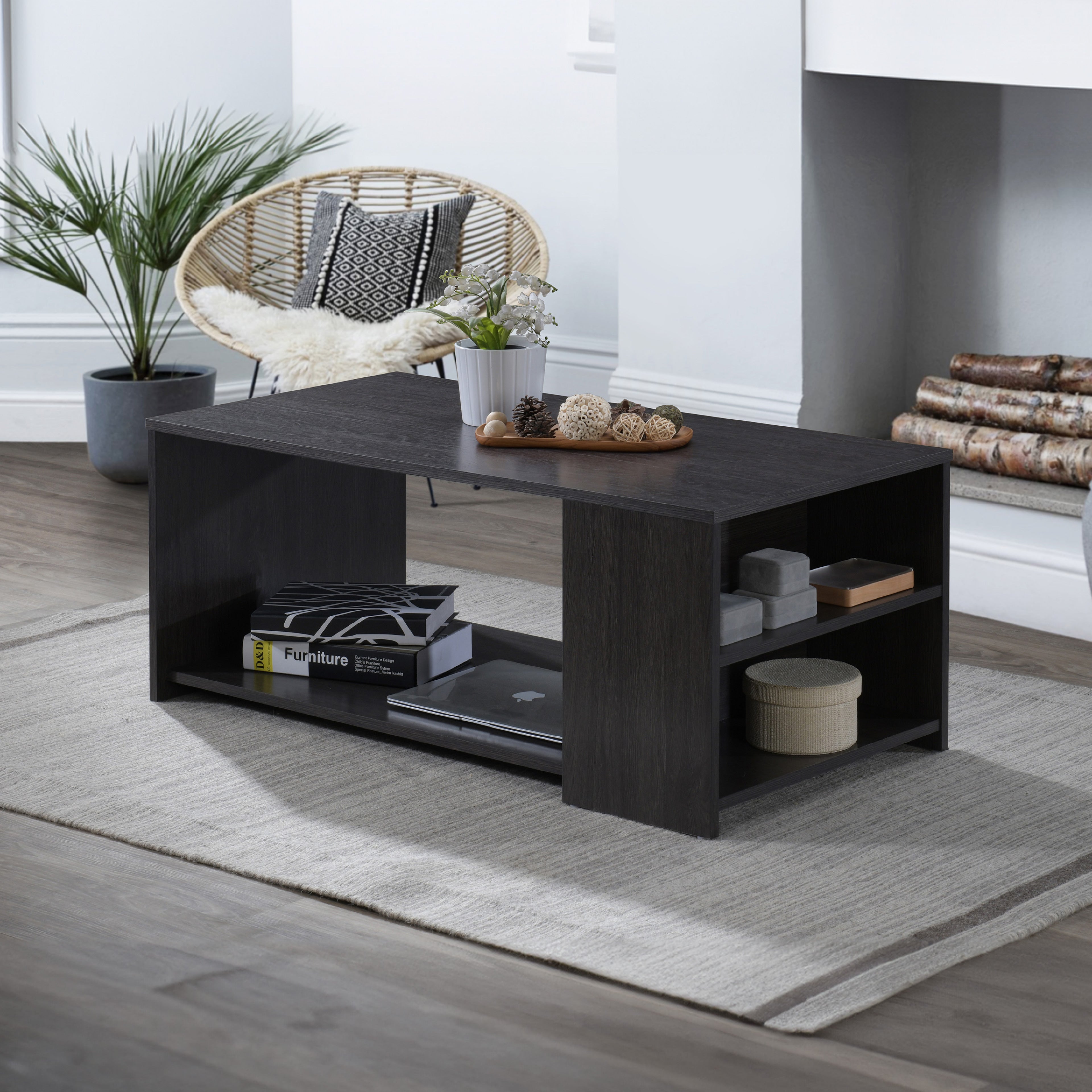 Amelia Coffee Table - Espresso Dark Brown