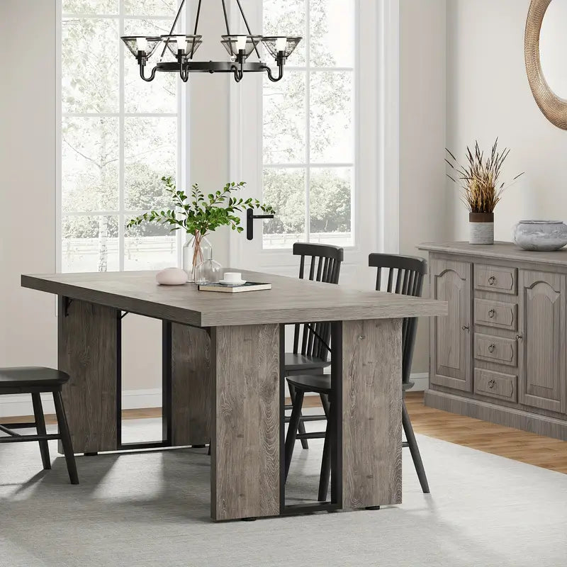 NNETMLT Rustic Rectangular Dining Table