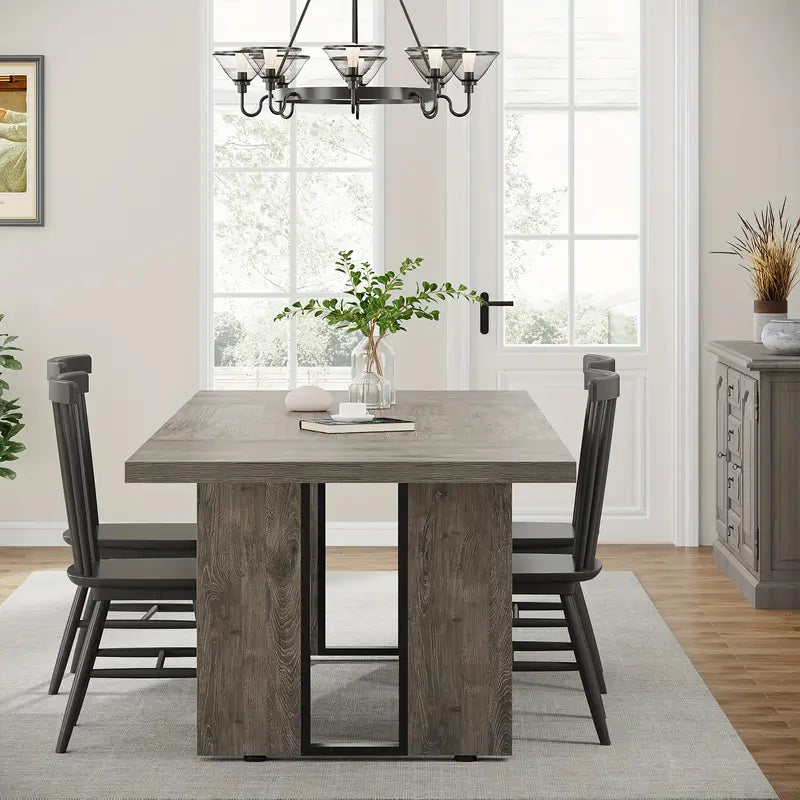 NNETMLT Rustic Rectangular Dining Table