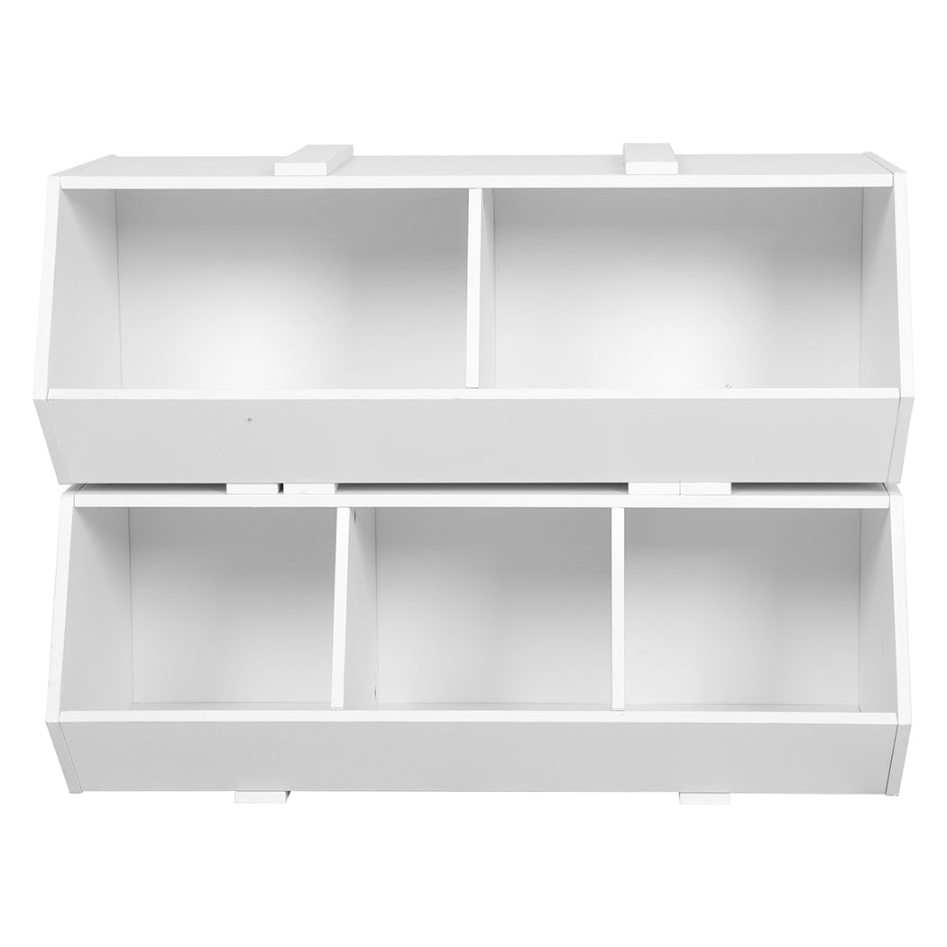 Levede Kids Toy Box Shelf Storage Cabinet