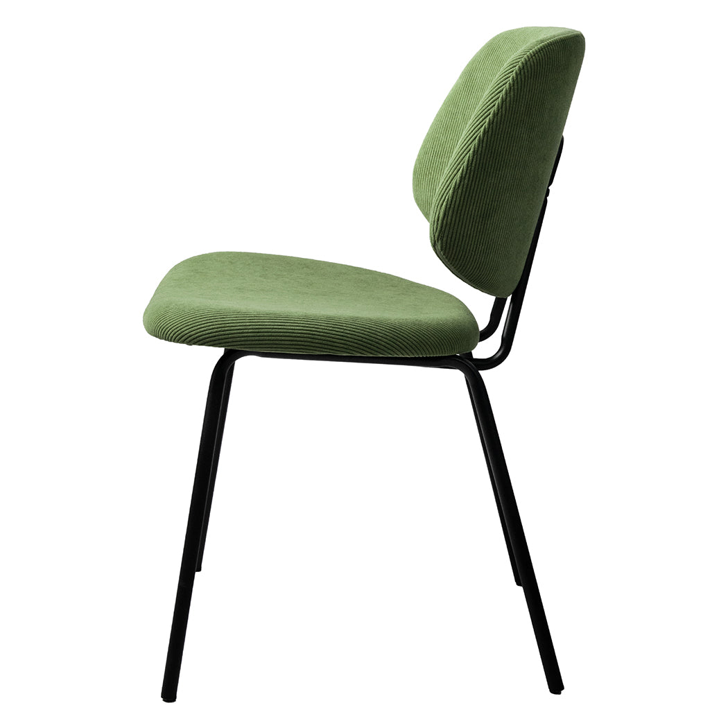 Levede 4x Dining Chairs Padded Seat Green