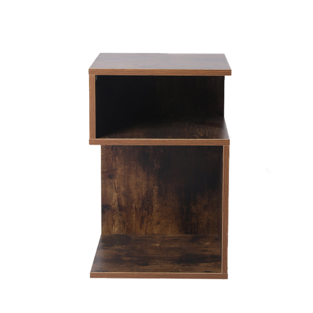 Levede Bedside Tables Drawers Side Table Oak