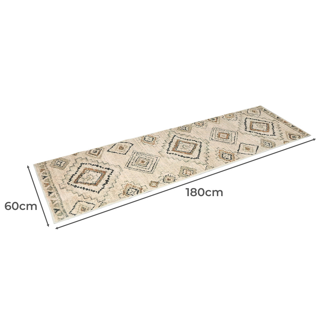 Marlow Floor Rug Hallway Runner Washable 180X60cm