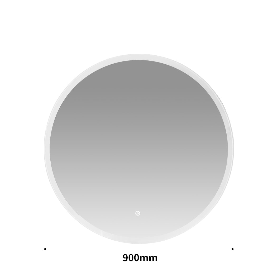 EMITTO LED Wall Mirror Round Anti-fog 90CM