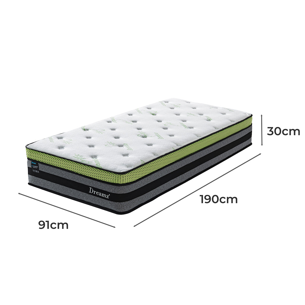 Dreamz Single Cooling Mattress Pocket-1820268747693363202