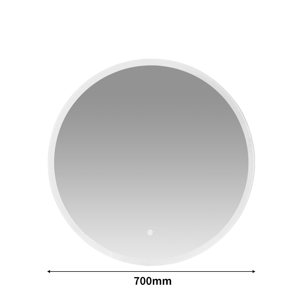 EMITTO LED Wall Mirror Round Anti-fog 70CM