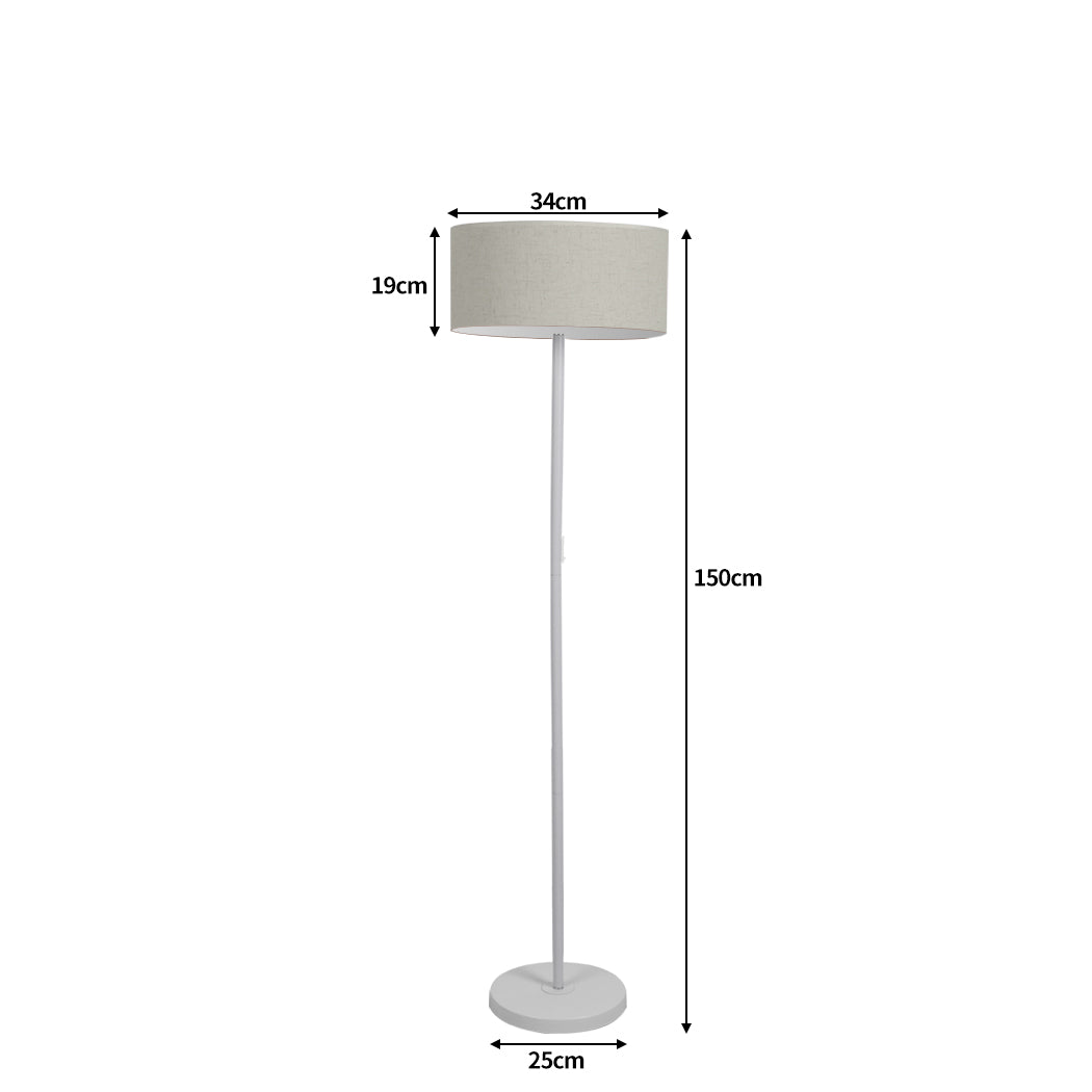 EMITTO Modern LED Floor Lamp Stand Reading White