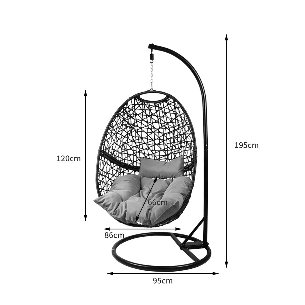 Levede Hanging Swing Egg Chair Outdoor