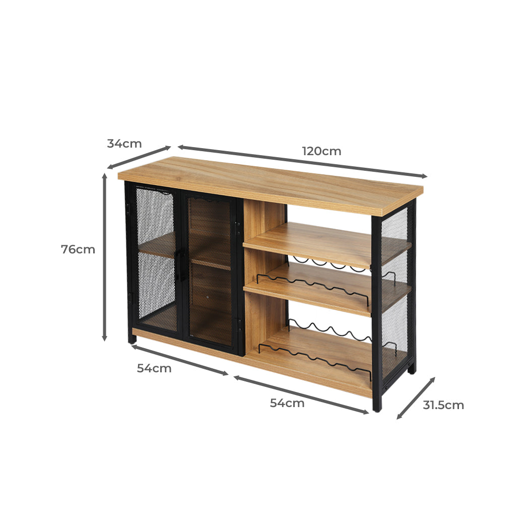 Levede Bar Cabinet Buffet Sideboard