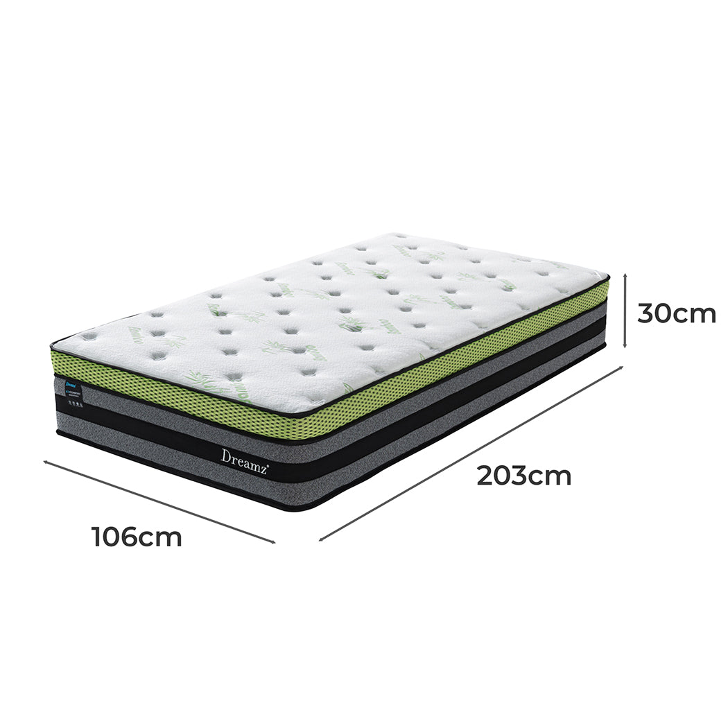 Dreamz King single Cooling Mattress Pocket-1820268747408150530