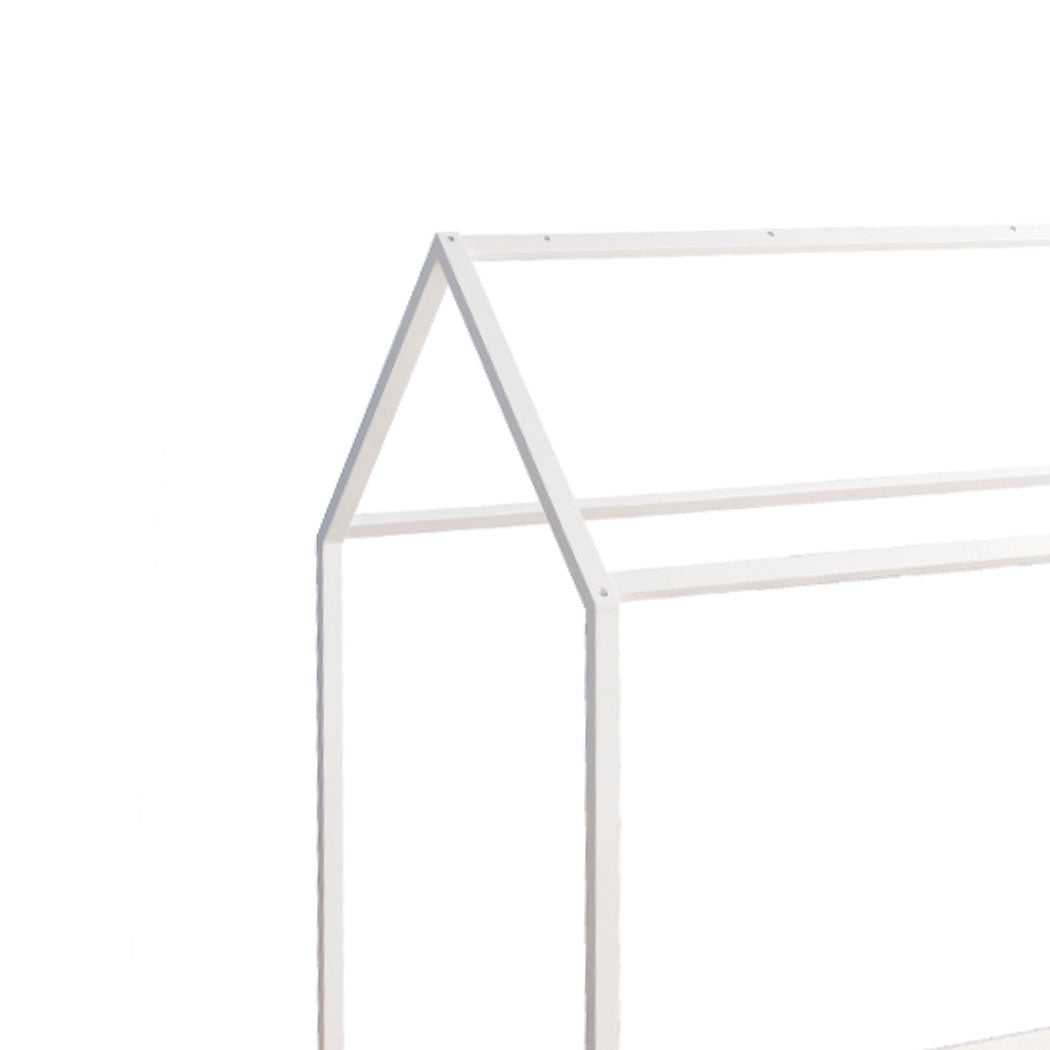 Levede Bed Frame Single Wooden Timber White