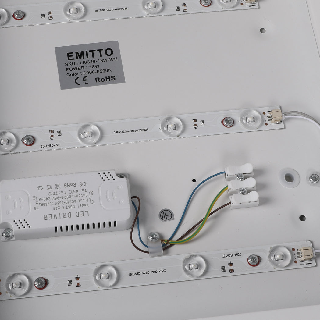 EMITTO 3-Colour Ultra-Thin 5CM LED Ceiling 120W White