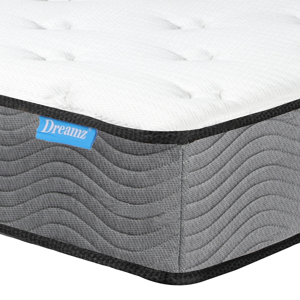 Dreamz Spring Mattress Pocket Bed Top Single-1820268744358891525