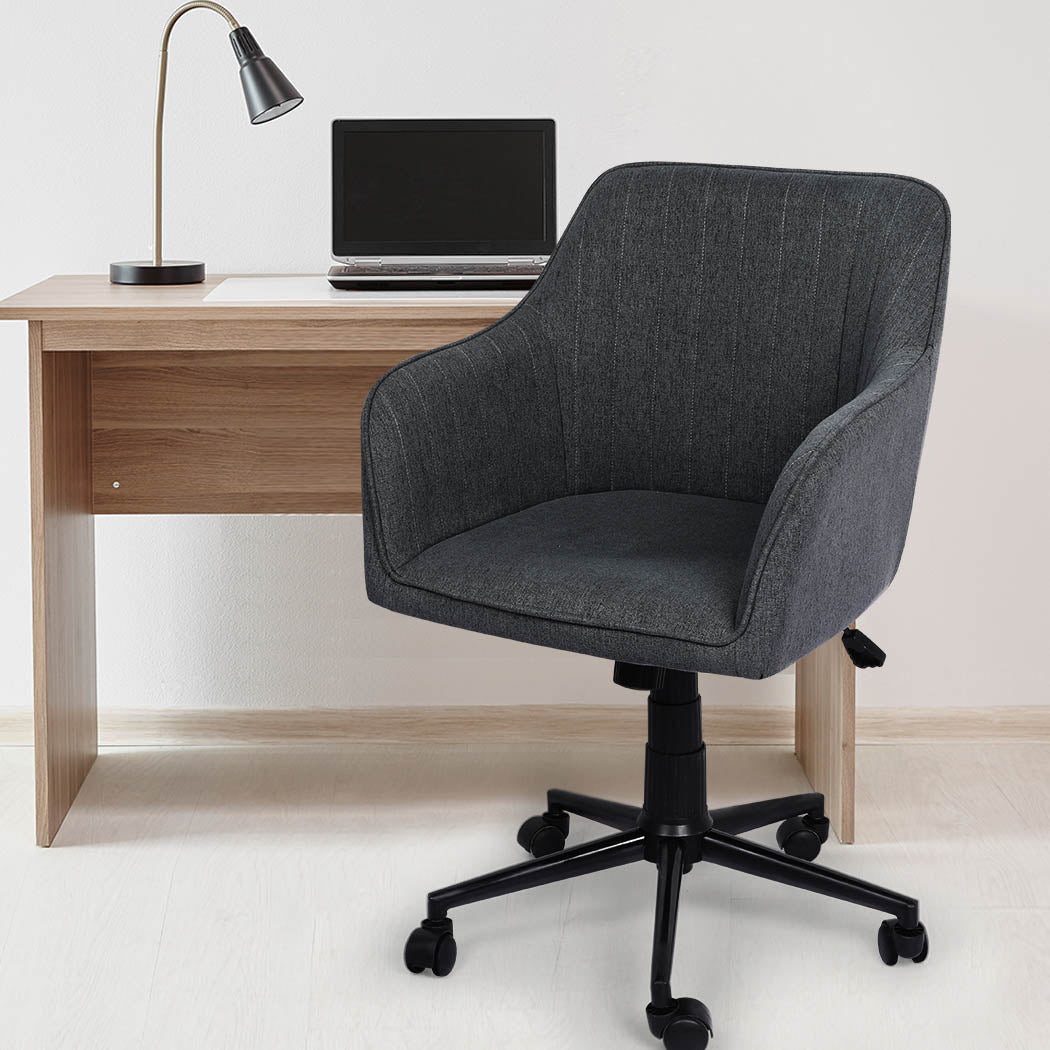 Levede Office Chair Armchair Computer Grey