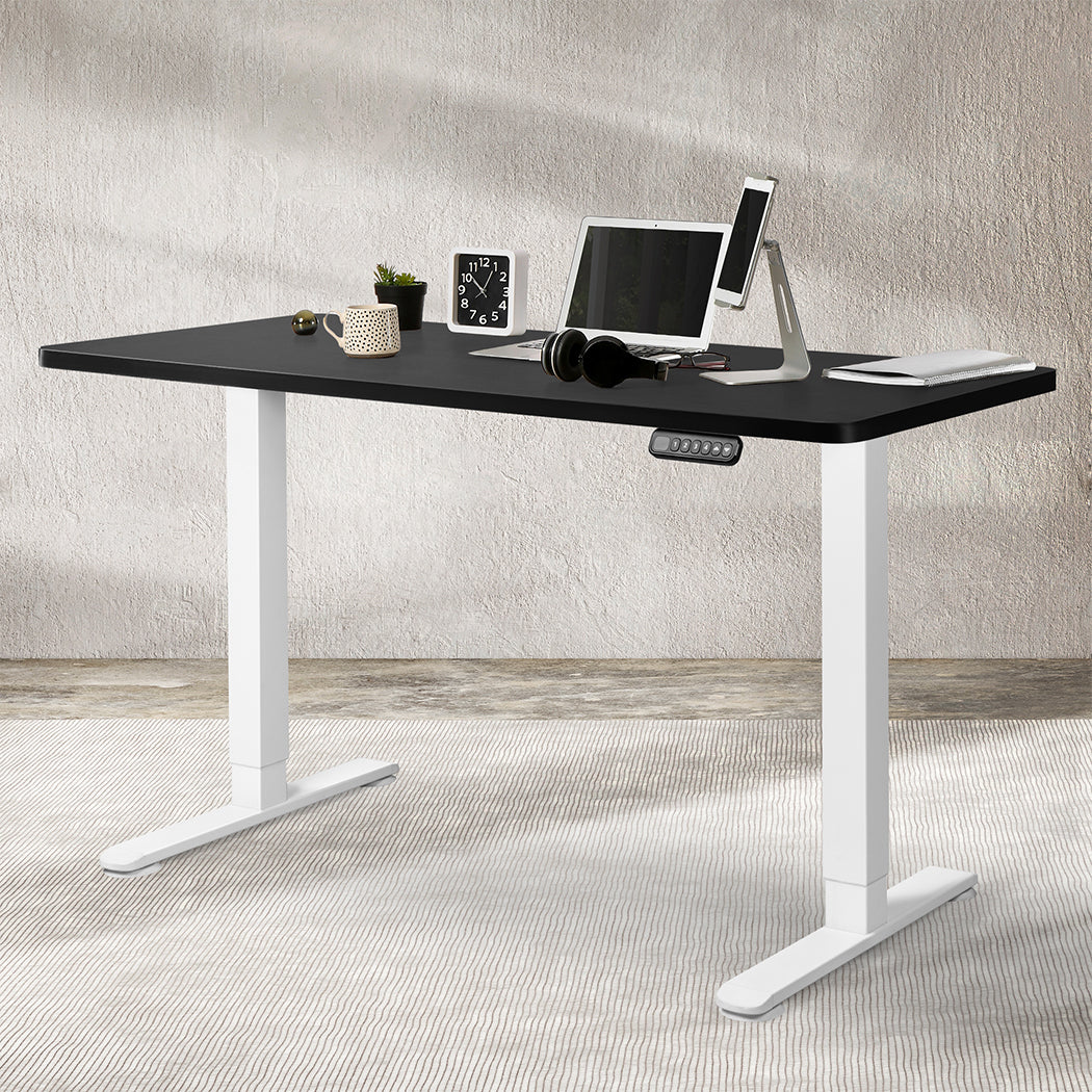 Levede Motorised Standing Desk Adjustable 120cm Black 800x 1.5MM