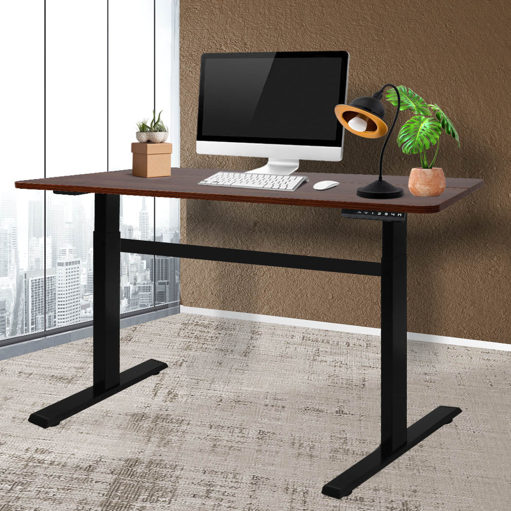 Levede Standing Desk Motorised Height Wooden