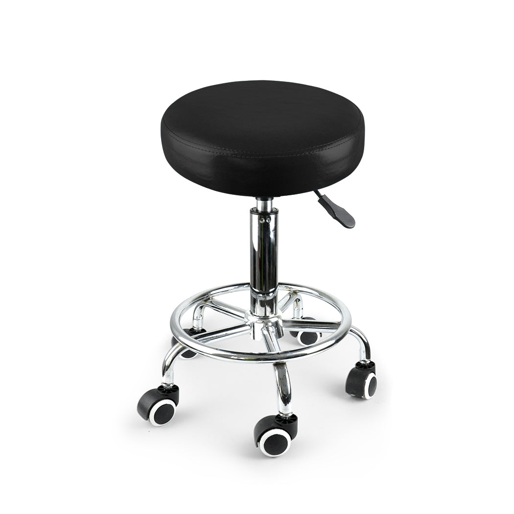 Levede Salon Stool Swivel Bar Stools Black